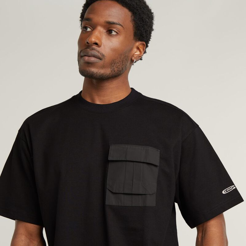 G-Star Woven Mix Pocket Loose T-Shirt image number 2